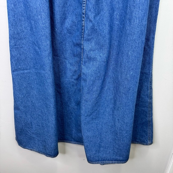 Vintage Northern Spirit Wear Button Front Denim Maxi Skirt 100% Cotton - Picture 7 of 9